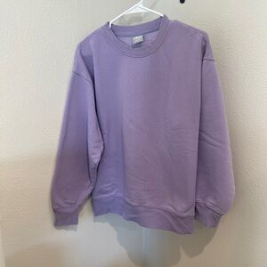 Aritzia Purple Crewneck Fleece
